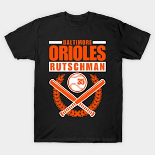 Baltimore Orioles Rutschman 35 Baseball Retro T-Shirt